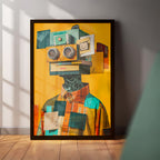 Retro Robot Wall Art (CS47)