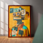 Retro Robot Wall Art (CS47)