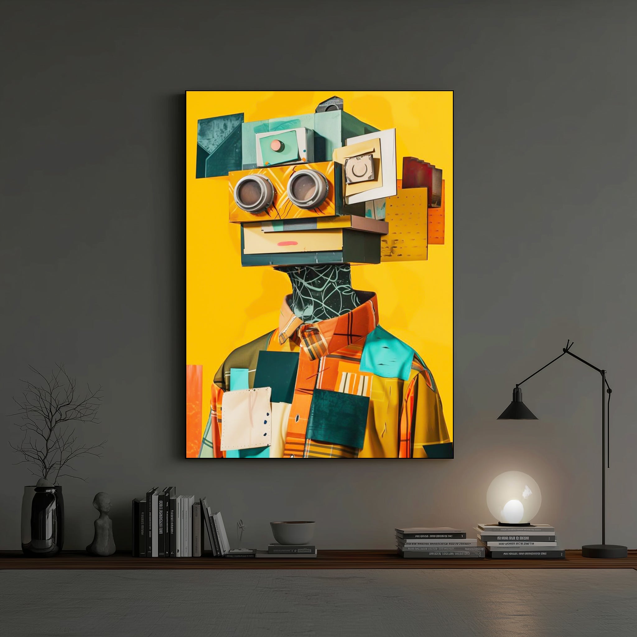 Retro Robot Wall Art (CS47)