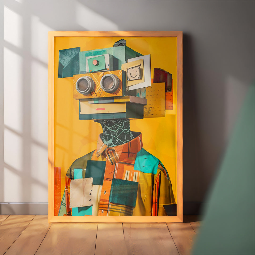 Retro Robot Wall Art (CS47)