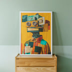 Retro Robot Wall Art (CS47)