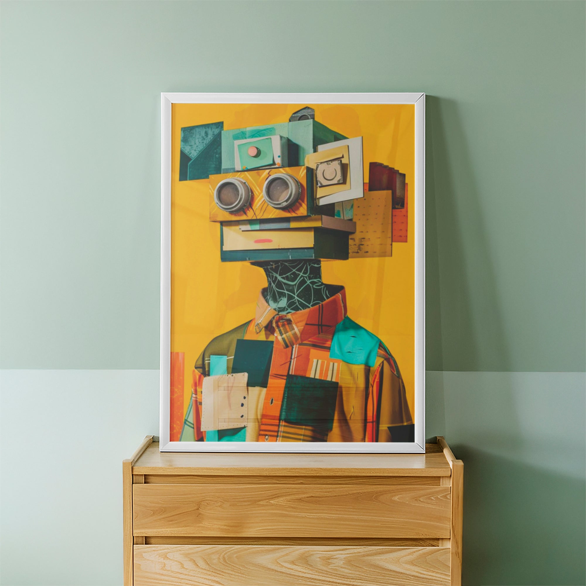 Retro Robot Wall Art (CS47)