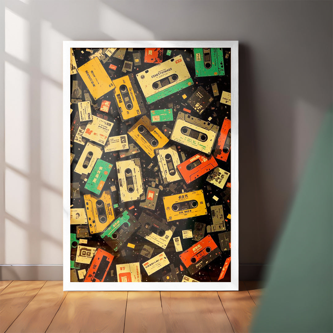 Cassette Chaos – Casual Wall Art (CS50)