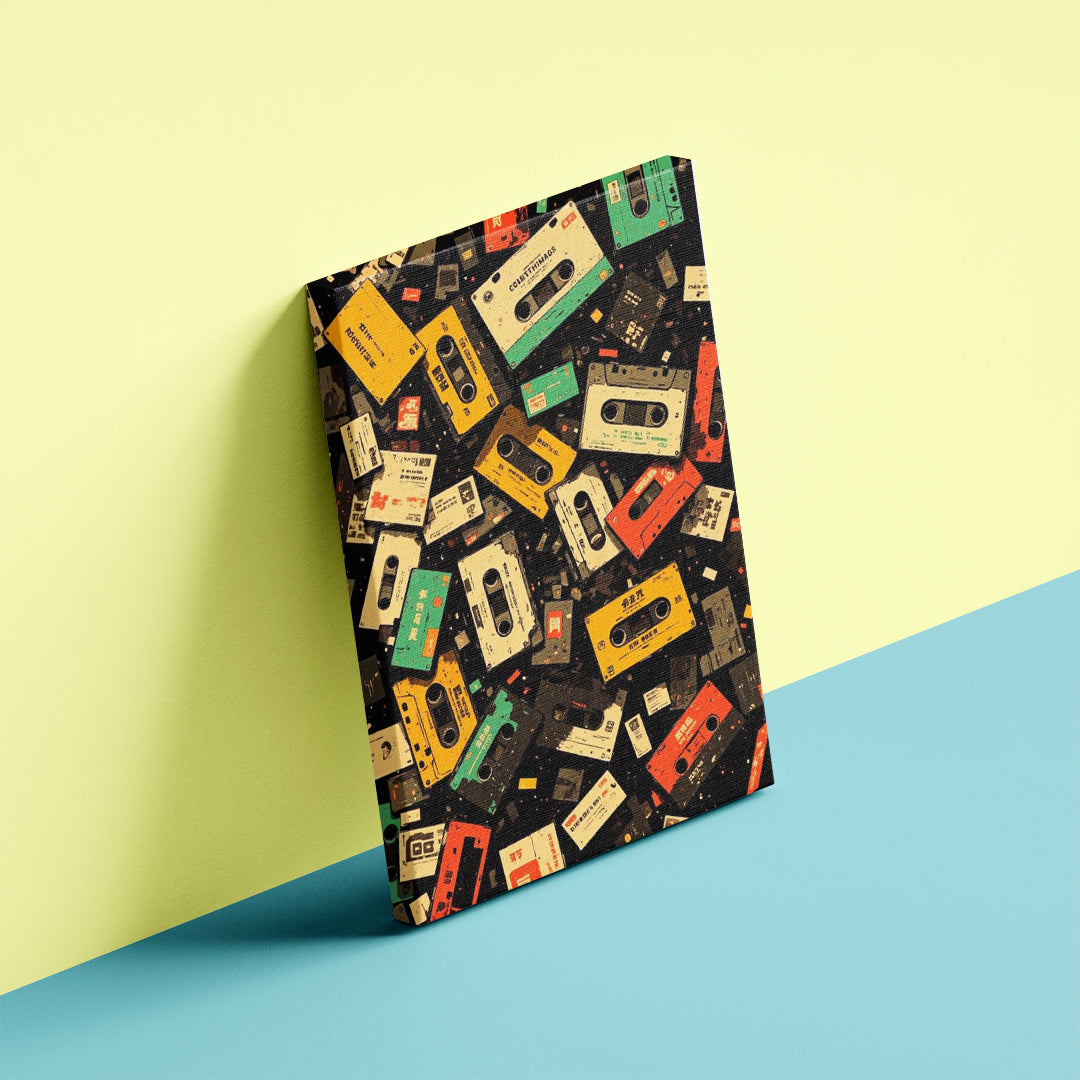 Cassette Chaos – Casual Wall Art (CS50)
