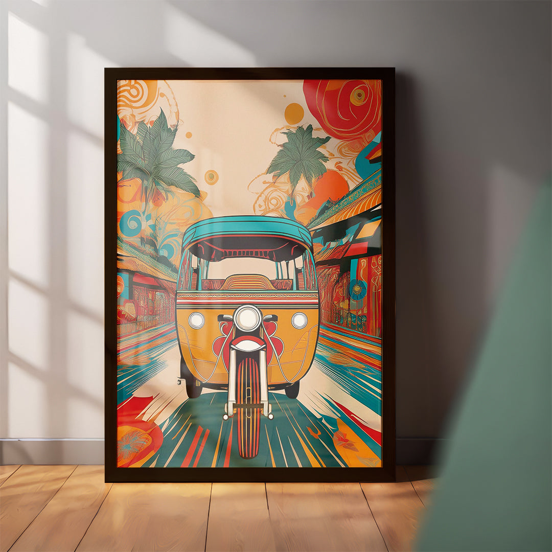 Colorful Journey Wall Art Frame (CS7)