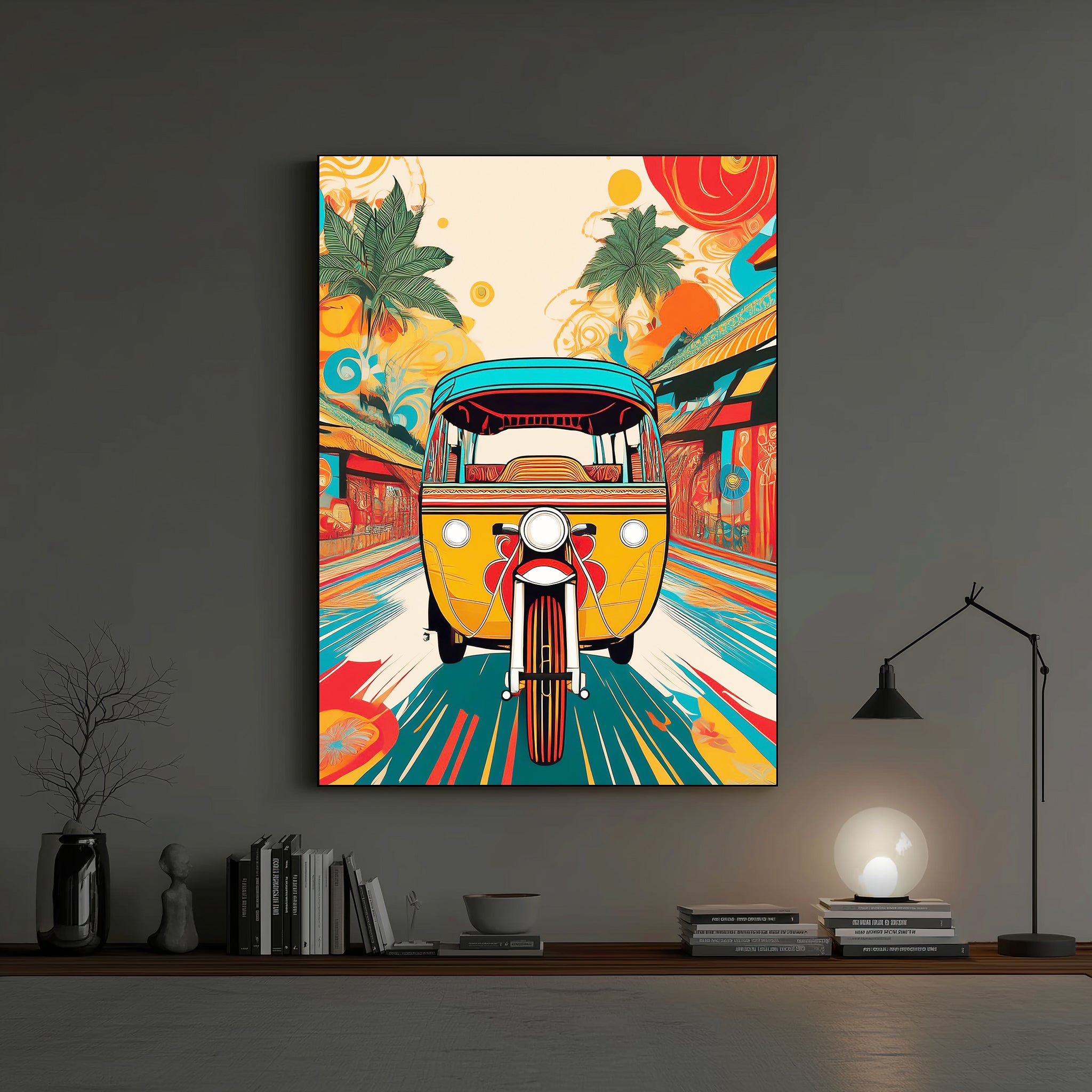 Colorful Journey Wall Art Frame (CS7)