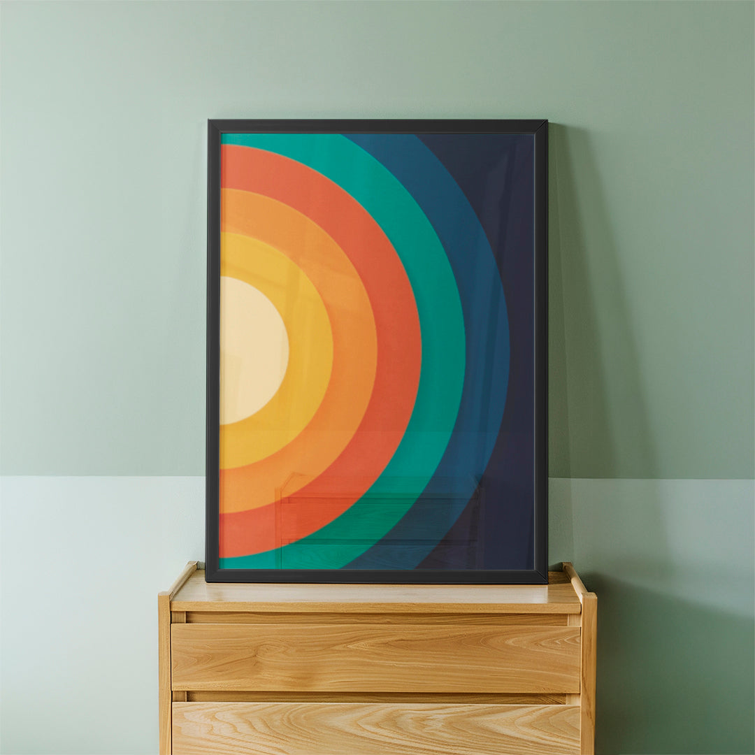 Sunset Arc Art Wall Frame (CS8)