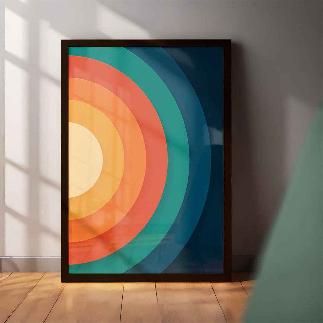 Sunset Arc Art Wall Frame (CS8)