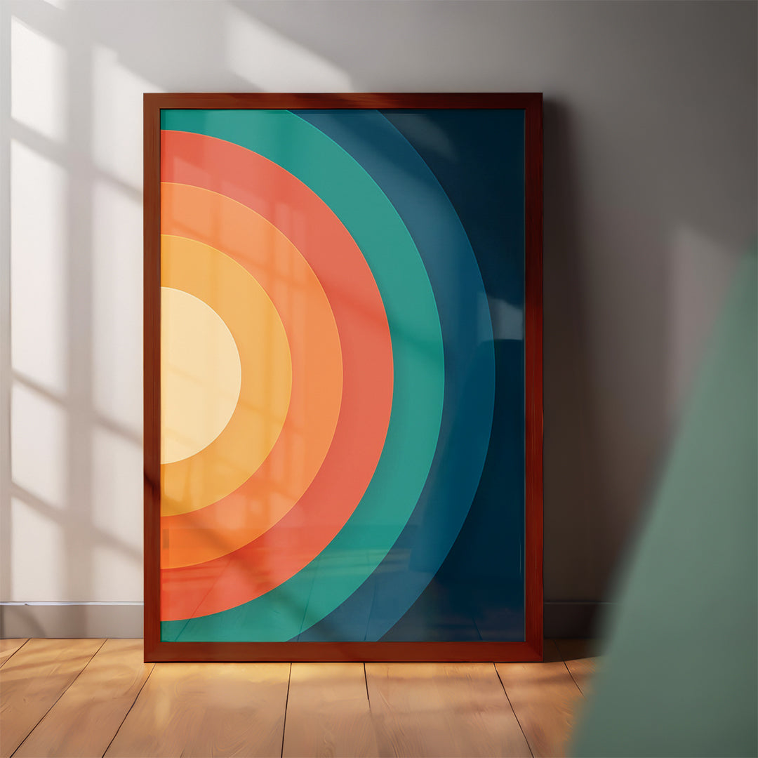 Sunset Arc Art Wall Frame (CS8)