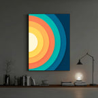 Sunset Arc Art Wall Frame (CS8)