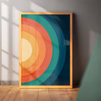 Sunset Arc Art Wall Frame (CS8)