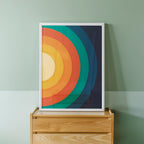 Sunset Arc Art Wall Frame (CS8)