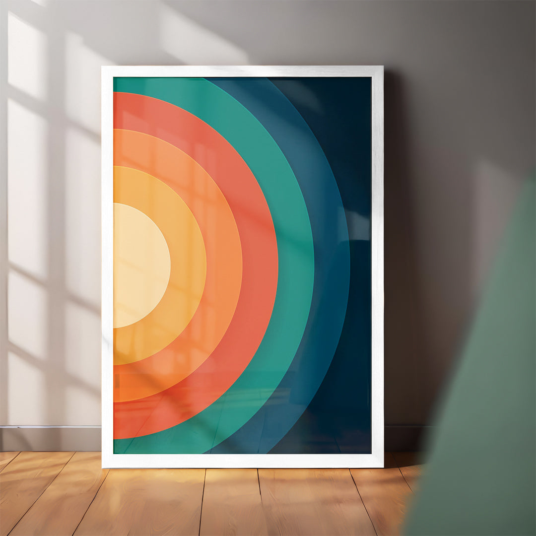 Sunset Arc Art Wall Frame (CS8)