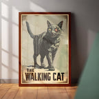 The Walking Cat Wall Art (CS9)