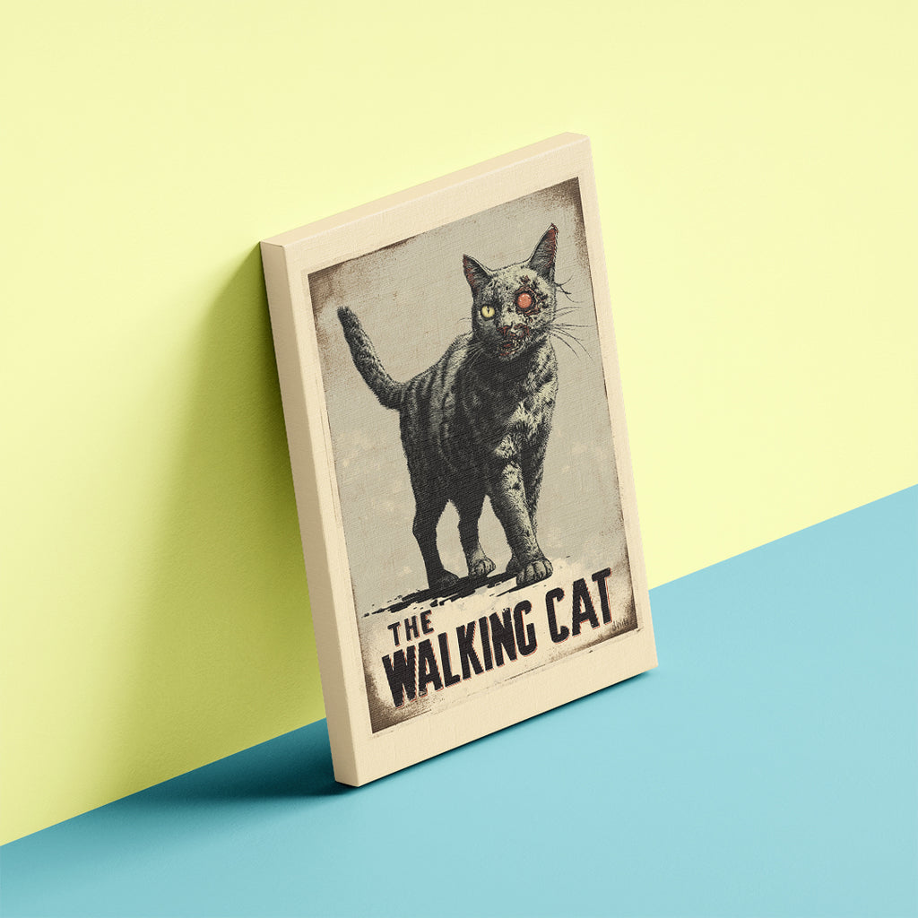 The Walking Cat Wall Art (CS9)