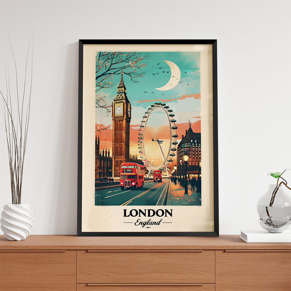 London England – Vintage Travel Wall Art (CT1)