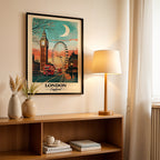 London England – Vintage Travel Wall Art (CT1)
