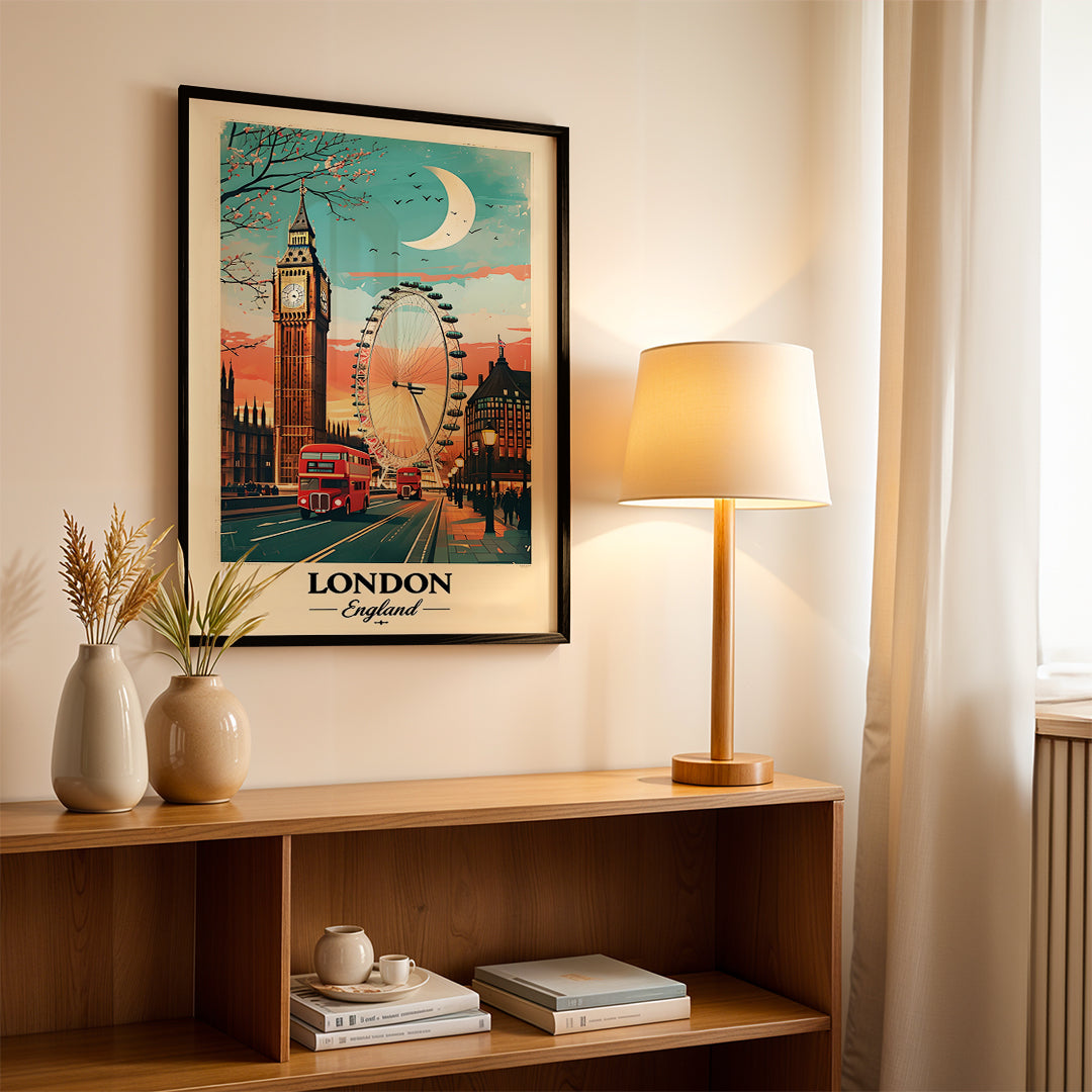 London England – Vintage Travel Wall Art (CT1)