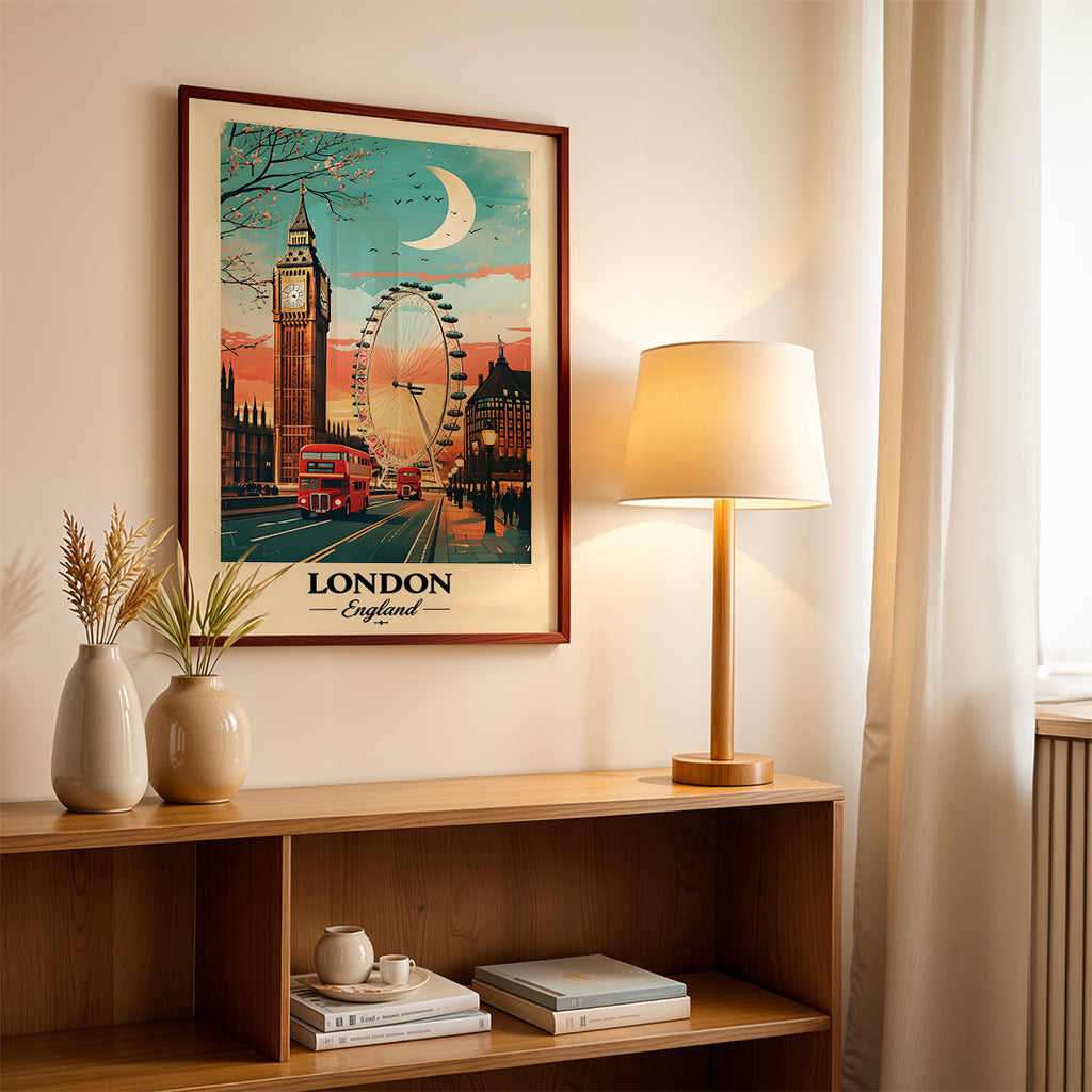 London England – Vintage Travel Wall Art (CT1)
