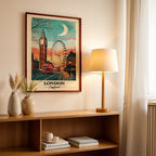 London England – Vintage Travel Wall Art (CT1)