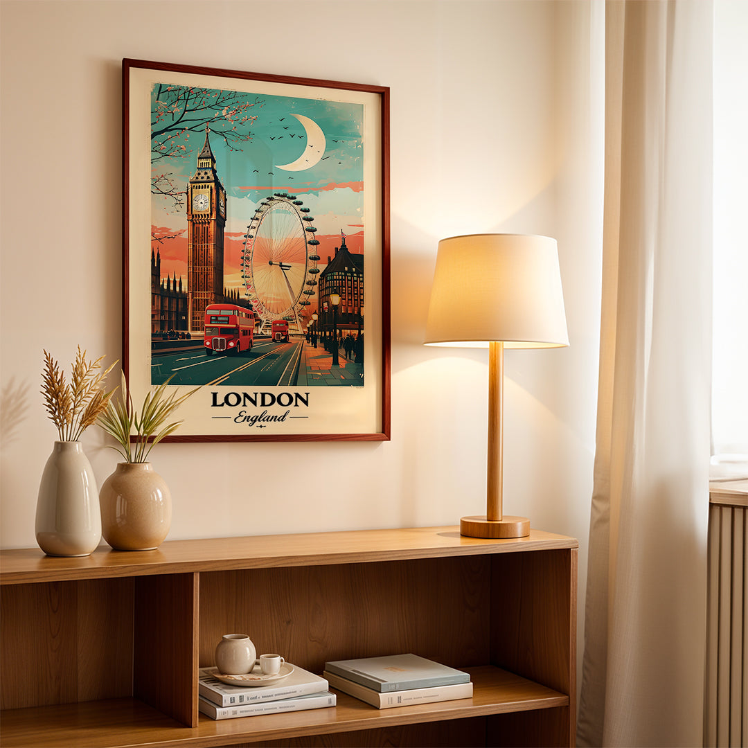 London England – Vintage Travel Wall Art (CT1)
