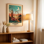 London England – Vintage Travel Wall Art (CT1)