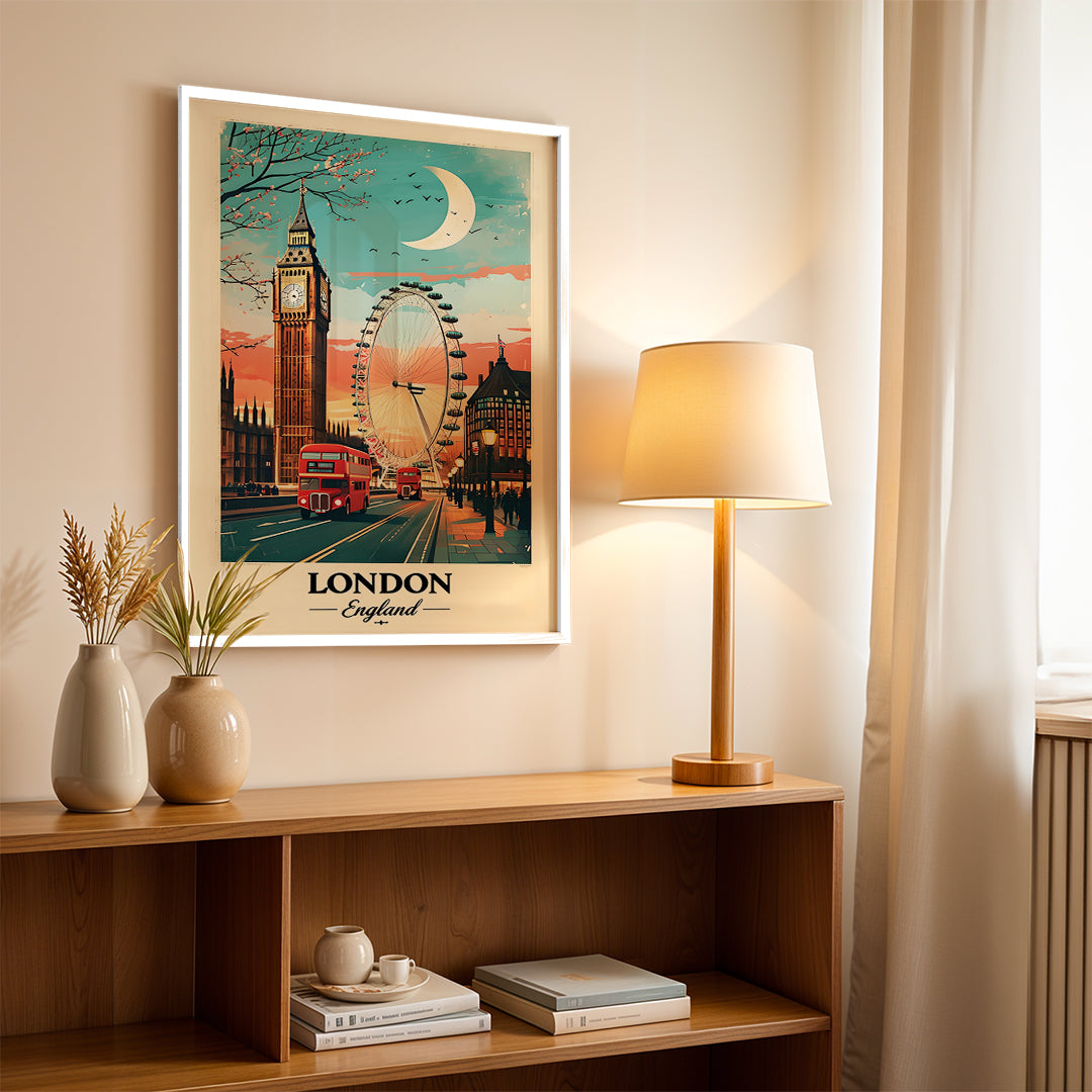 London England – Vintage Travel Wall Art (CT1)