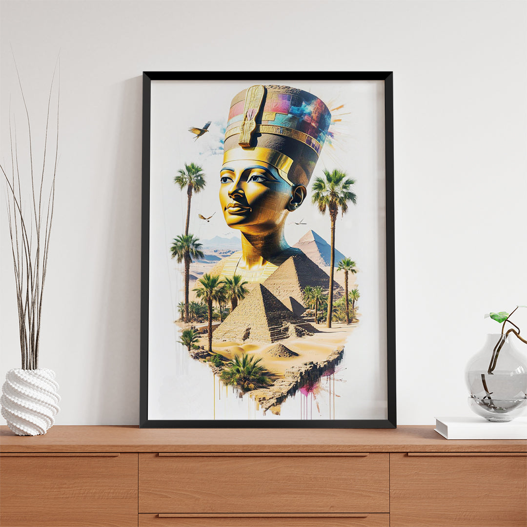 Egypt Pharaoh Queen – Modern Artistic Wall Art (CT10)