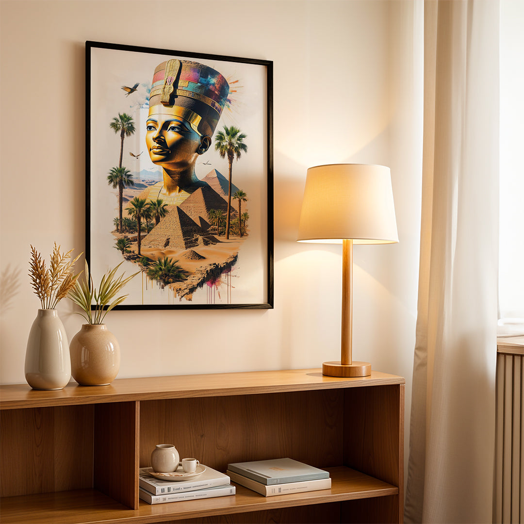Egypt Pharaoh Queen – Modern Artistic Wall Art (CT10)