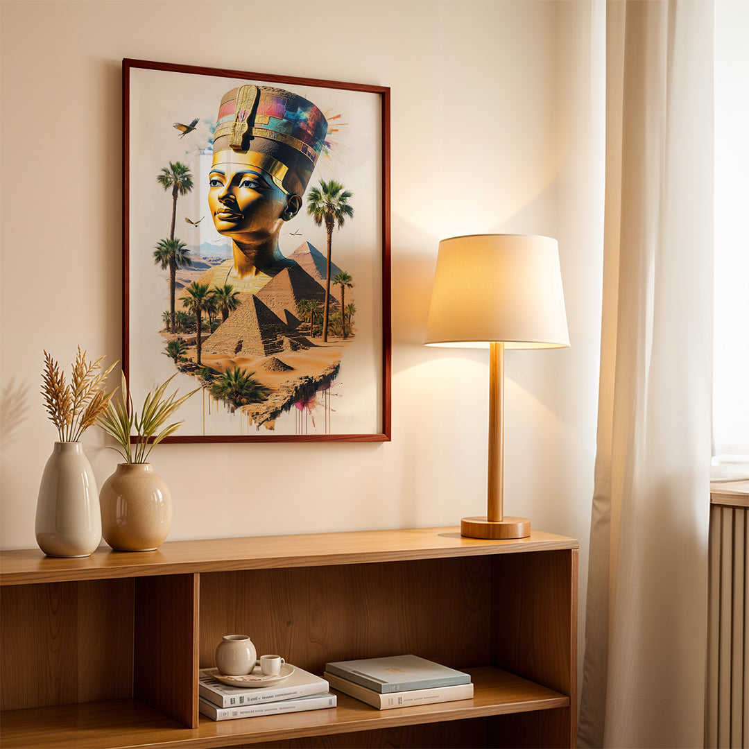 Egypt Pharaoh Queen – Modern Artistic Wall Art (CT10)