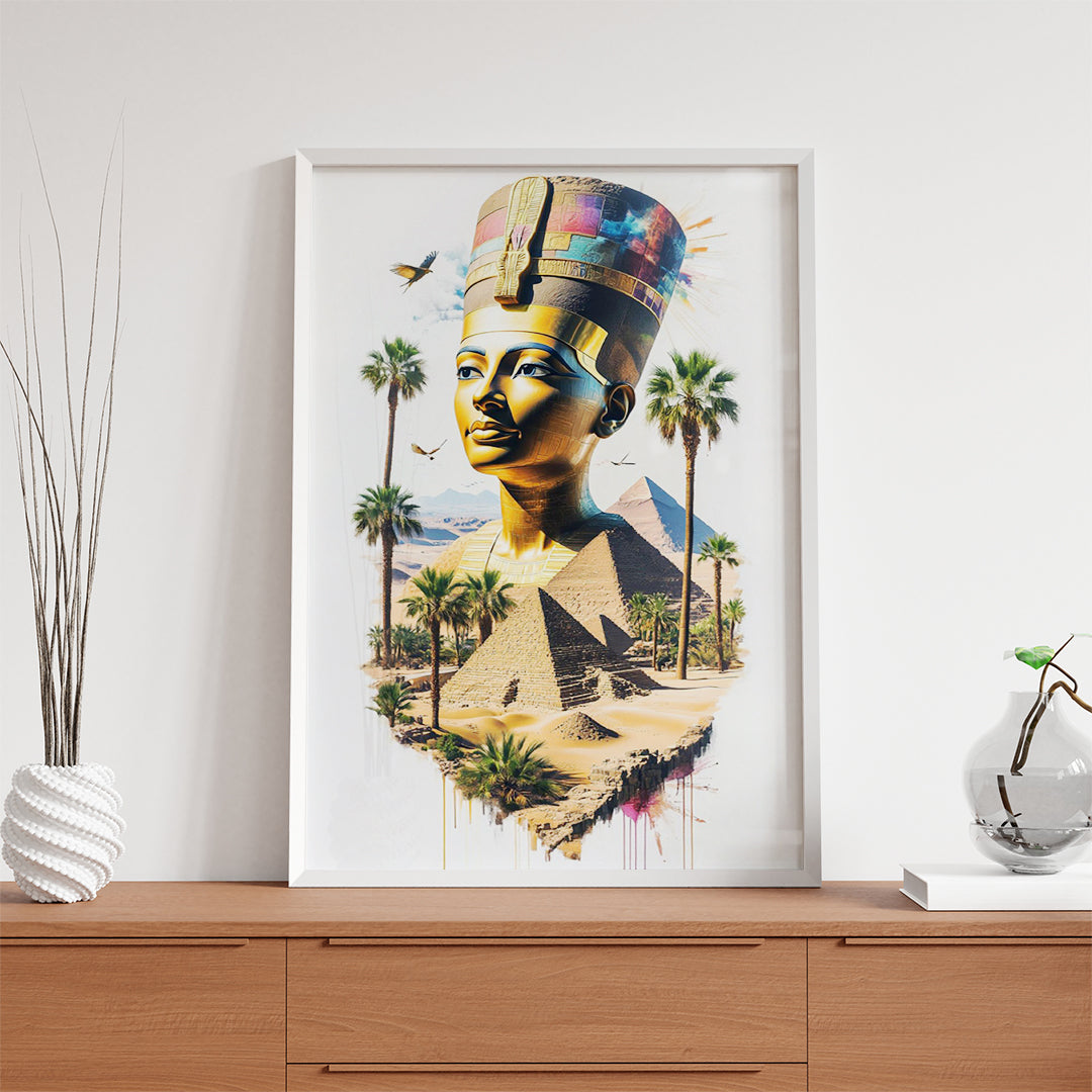 Egypt Pharaoh Queen – Modern Artistic Wall Art (CT10)