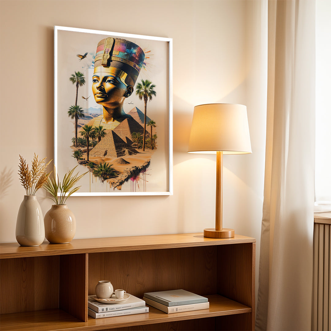 Egypt Pharaoh Queen – Modern Artistic Wall Art (CT10)