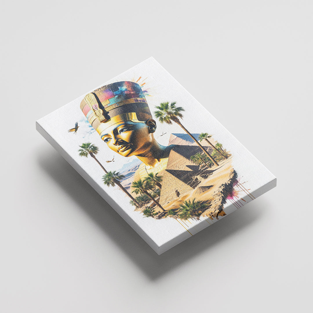 Egypt Pharaoh Queen – Modern Artistic Wall Art (CT10)