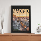 Madrid Spain – Modern Cityscape Wall Art (CT11)