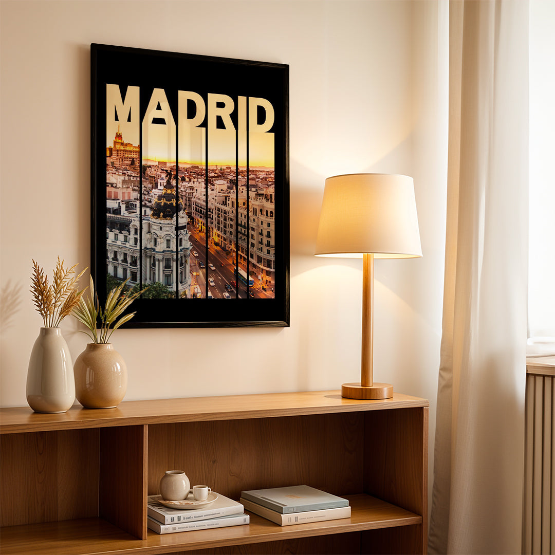 Madrid Spain – Modern Cityscape Wall Art (CT11)