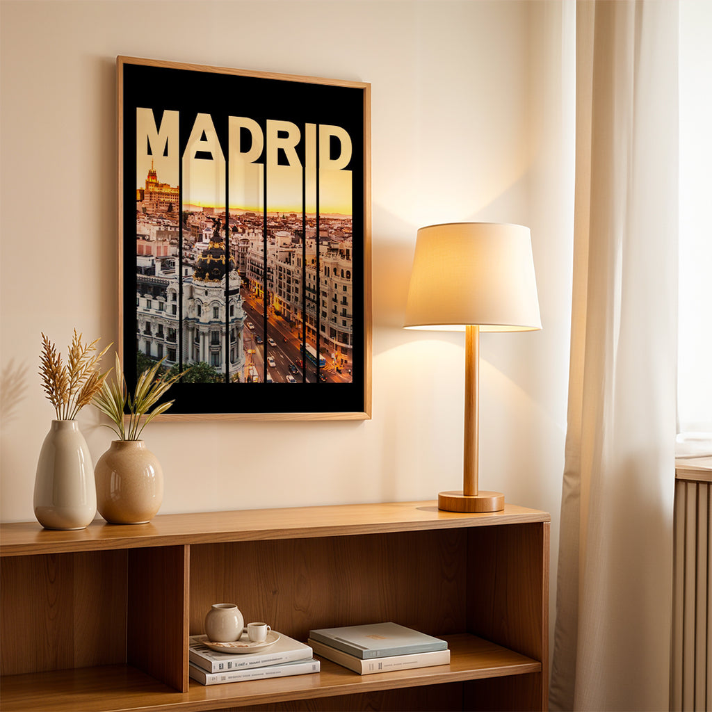 Madrid Spain – Modern Cityscape Wall Art (CT11)