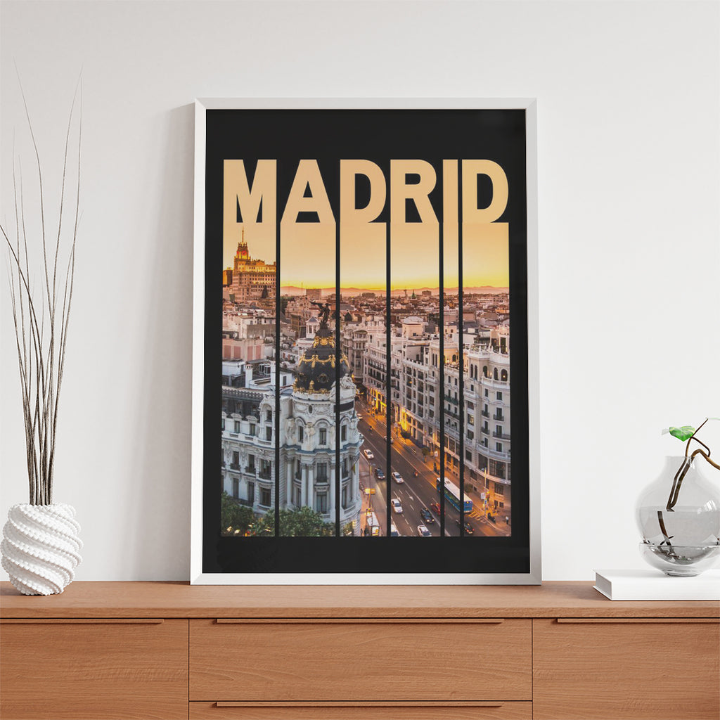 Madrid Spain – Modern Cityscape Wall Art (CT11)
