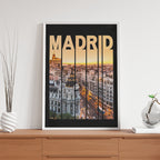 Madrid Spain – Modern Cityscape Wall Art (CT11)