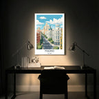 Madrid Spain – Modern Cityscape Wall Art (CT12)