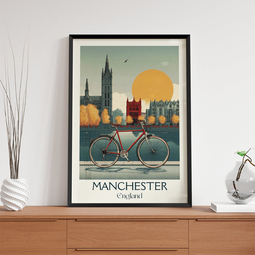 Manchester England – Vintage City Travel Wall Art (CT13)