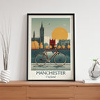 Manchester England – Vintage City Travel Wall Art (CT13)