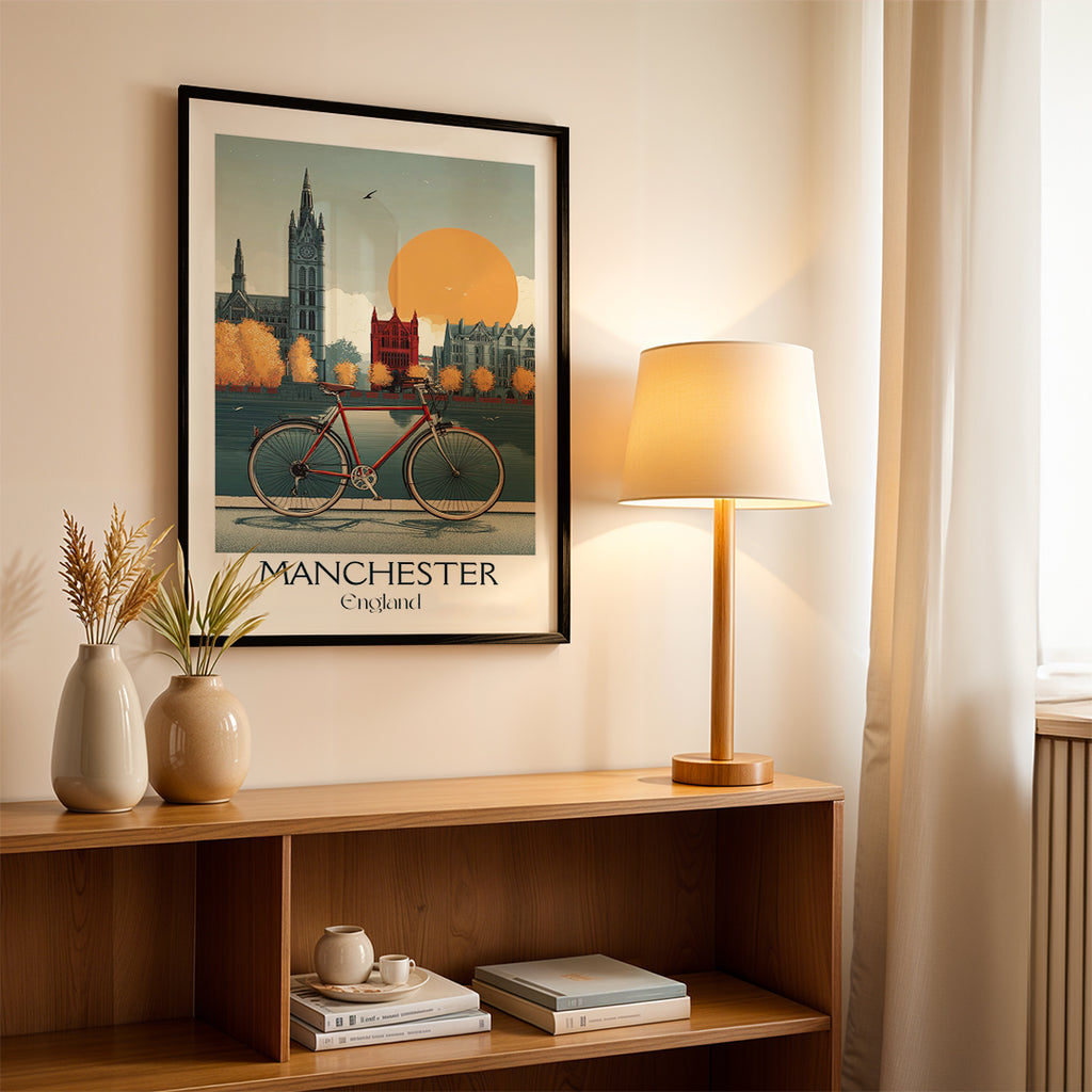 Manchester England – Vintage City Travel Wall Art (CT13)