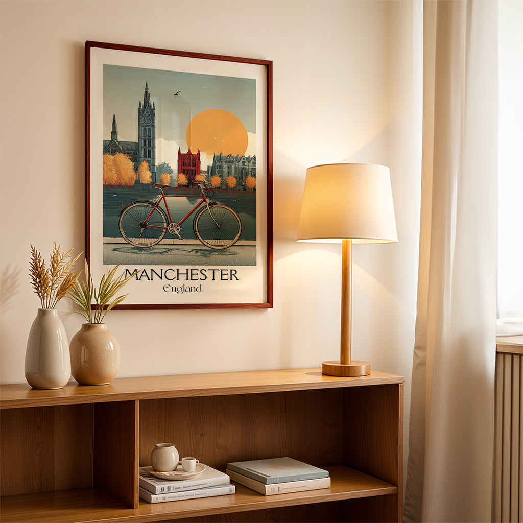Manchester England – Vintage City Travel Wall Art (CT13)