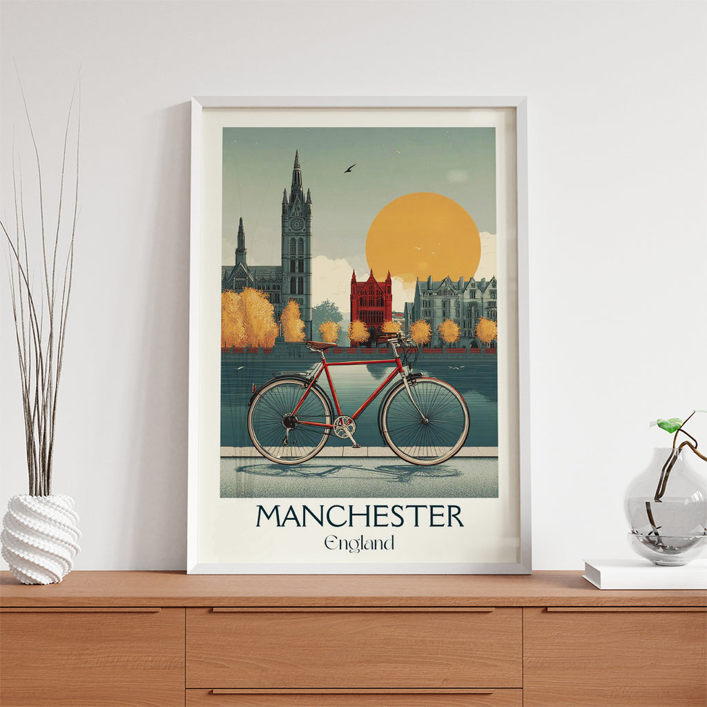 Manchester England – Vintage City Travel Wall Art (CT13)