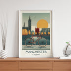Manchester England – Vintage City Travel Wall Art (CT13)