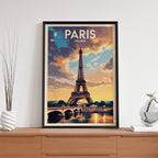 Paris France – Iconic Eiffel Tower Wall Art (CT15)