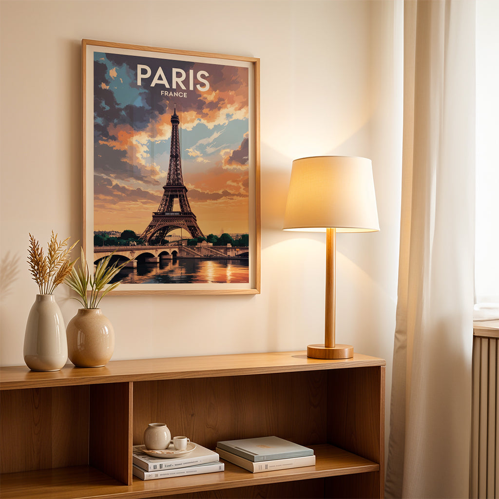 Paris France – Iconic Eiffel Tower Wall Art (CT15)