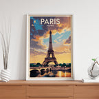 Paris France – Iconic Eiffel Tower Wall Art (CT15)