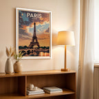 Paris France – Iconic Eiffel Tower Wall Art (CT15)