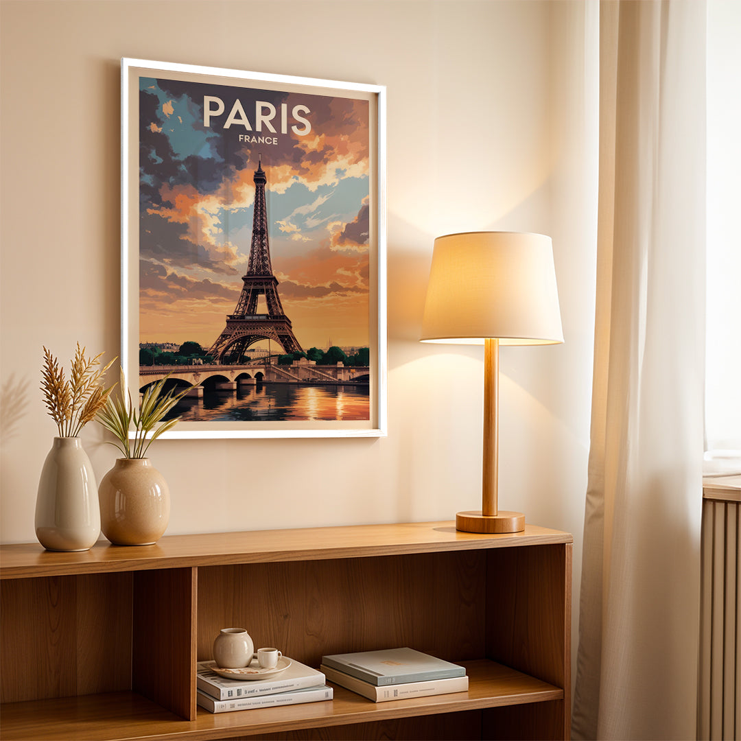Paris France – Iconic Eiffel Tower Wall Art (CT15)